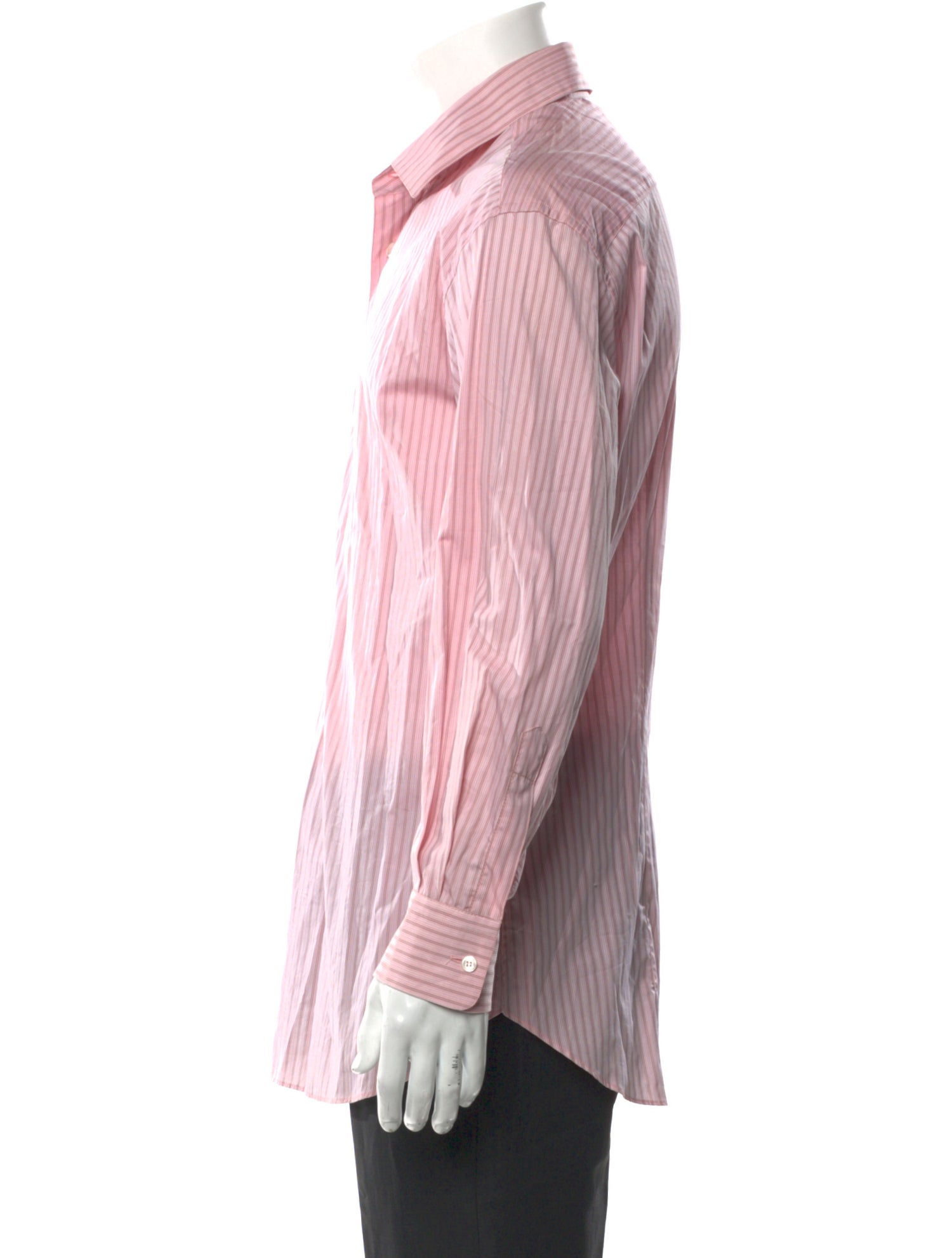 Salvatore Ferragamo Striped Long Sleeve Shirt